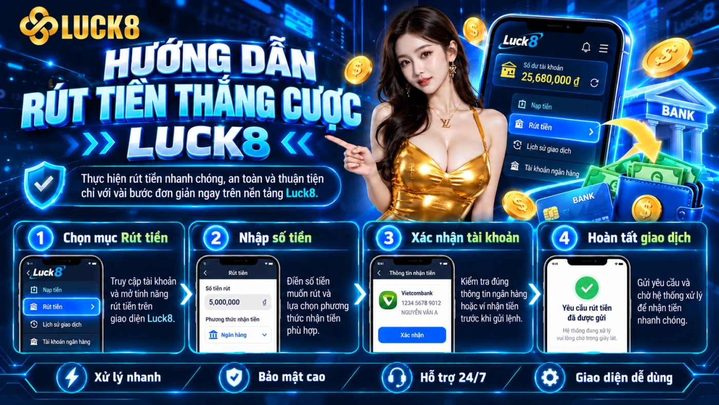 Hướng dẫn rút tiền thắng cá cược